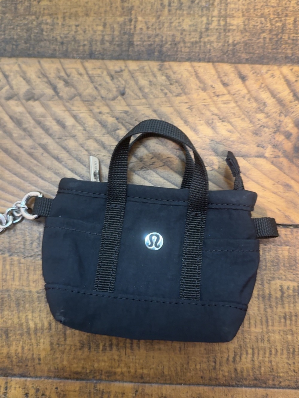 BARELY USED ✨LULULEMON✨ Daily Multi-Pocket Nano Tote Bag - Black/Silver 🖤